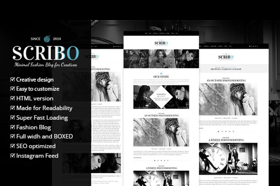 Scribbo Wordpress Blog Theme in WordPress Blog Themes - product preview 8