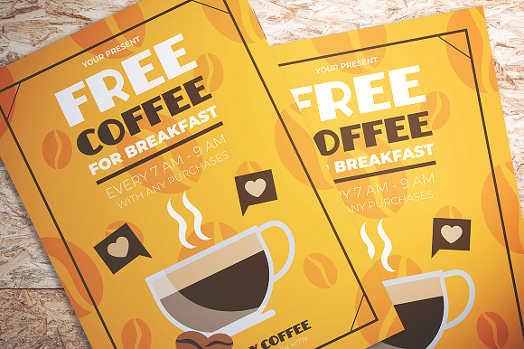 Coffee Promotion Flyer in Flyer Templates - product preview 1