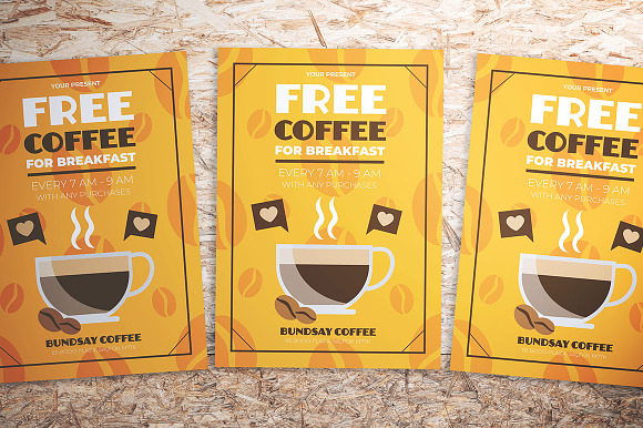 Coffee Promotion Flyer in Flyer Templates - product preview 2
