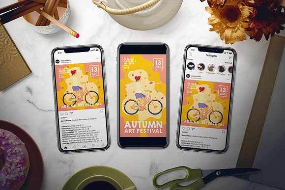 Autumn Festival Flyer Set in Flyer Templates - product preview 1