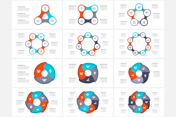 Diagrams animated infographics in Keynote Templates - product preview 2