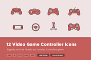 12 Video Game Controller Icons