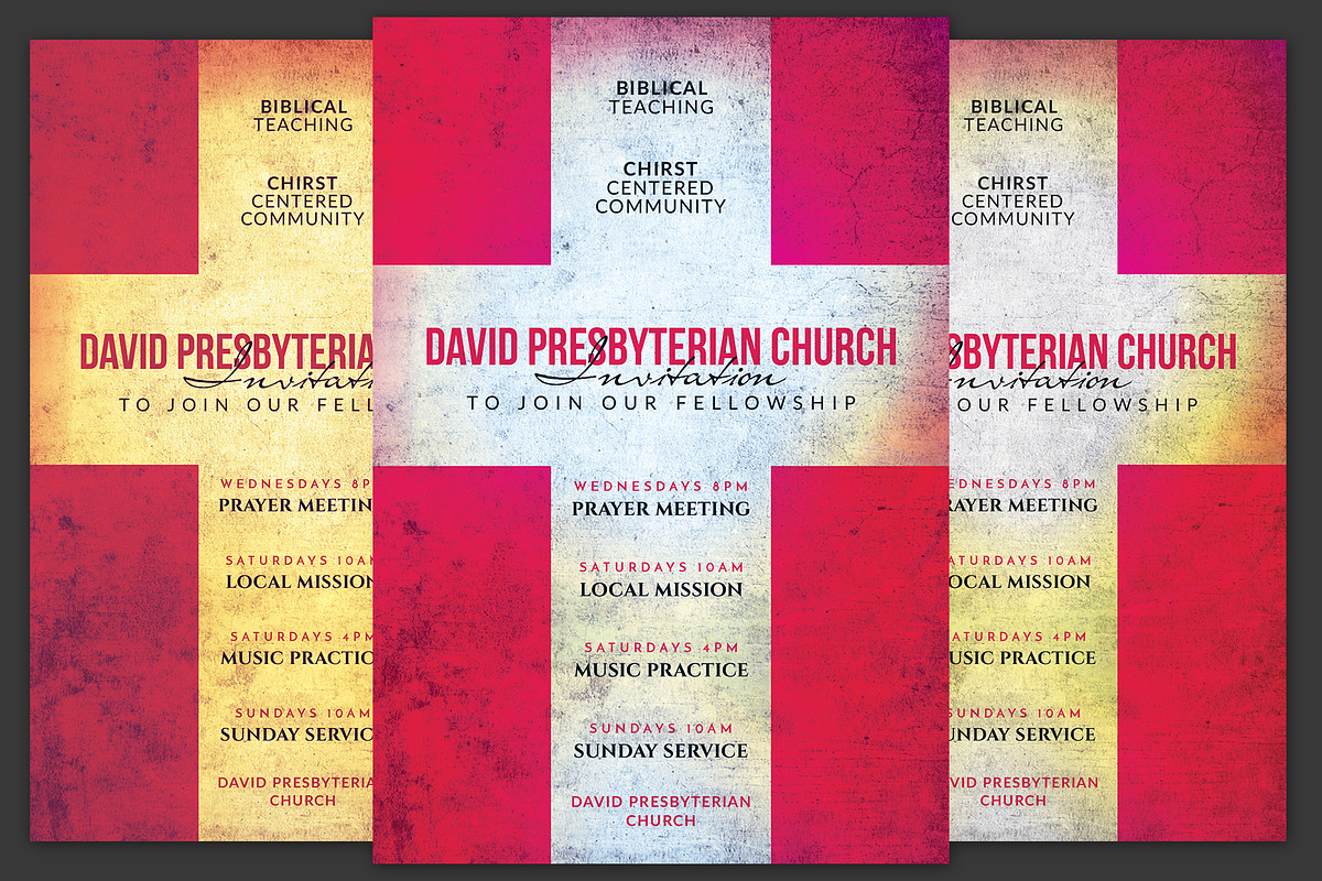 Church Invitation Flyer in Invitation Templates - product preview 8
