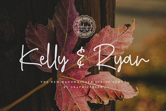 Kelly & Ryan | The Handwritten Font in Script Fonts - product preview 8