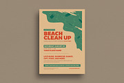 Beach Clean Up Event Flyer