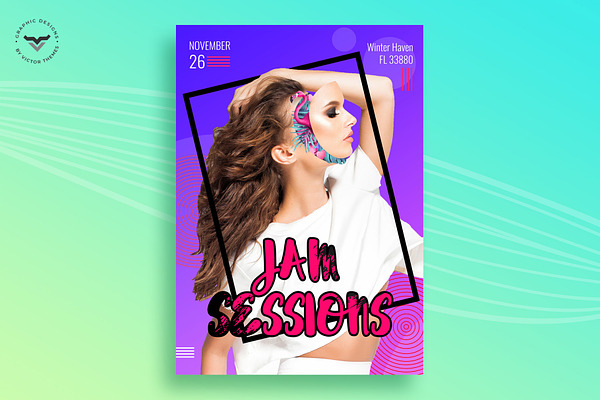 Jas Session Fashion Flyer/Poster