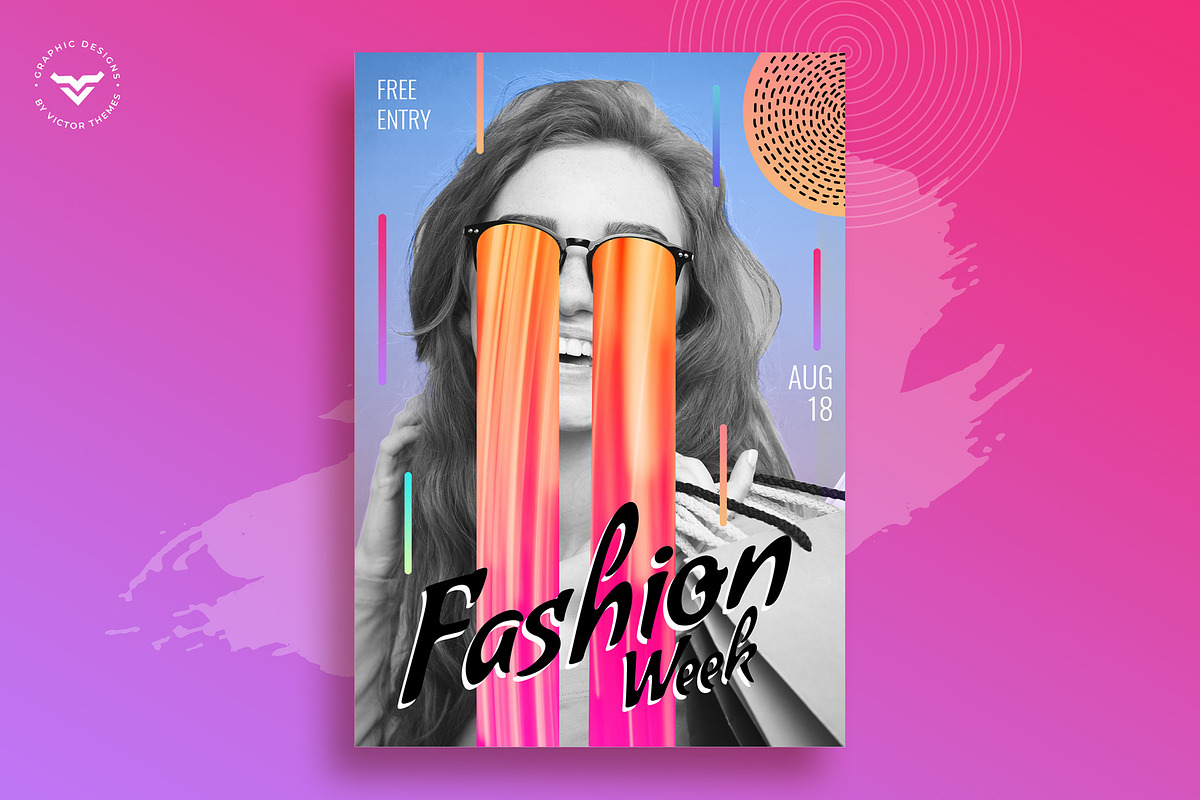Fashion Poster/Flyer Template in Flyer Templates - product preview 8