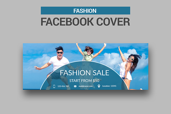 Fashion - Facebook Covers in Facebook Templates - product preview 5