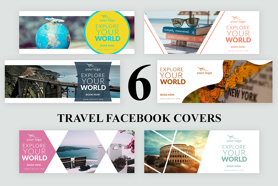 Travel - Facebook Covers in Facebook Templates - product preview 8
