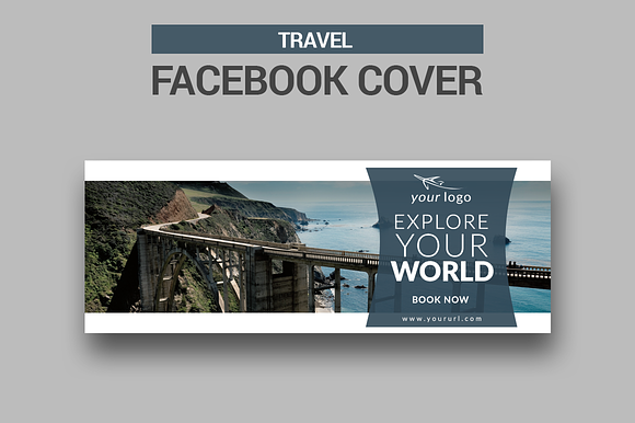 Travel - Facebook Covers in Facebook Templates - product preview 1