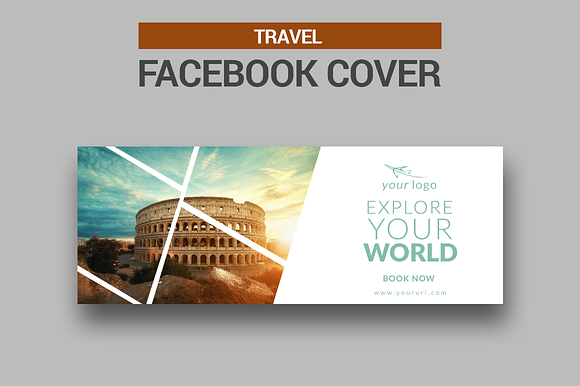 Travel - Facebook Covers in Facebook Templates - product preview 4