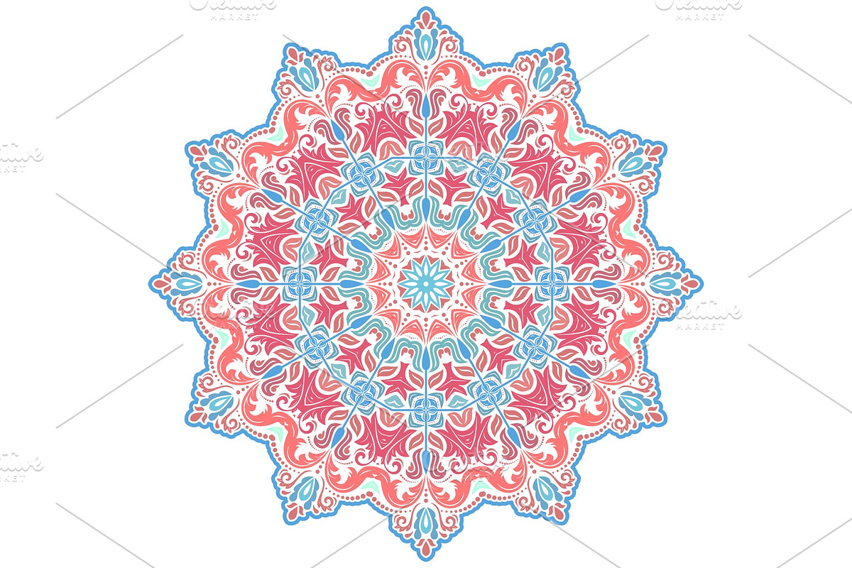 Oriental Abstract Vector Pattern in Patterns - product preview 8