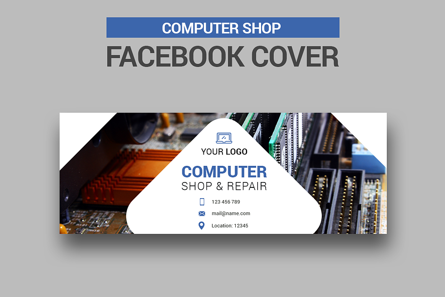 Computer Shop - Facebook Cover