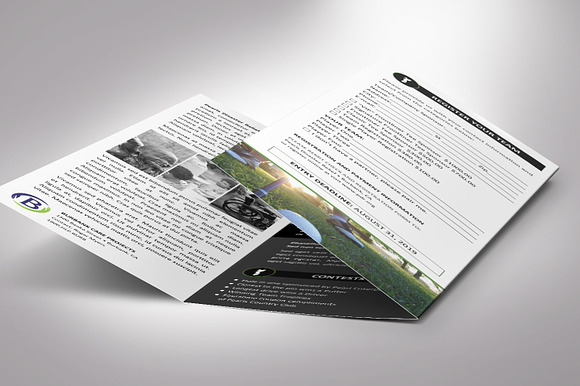 Golf Tournament Brochure Word in Invitation Templates - product preview 2