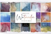 Gritty Watercolor Textures Vol 2