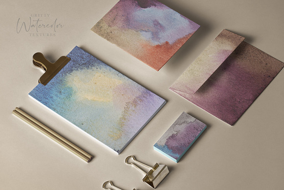 Gritty Watercolor Textures Vol 2 in Textures - product preview 1