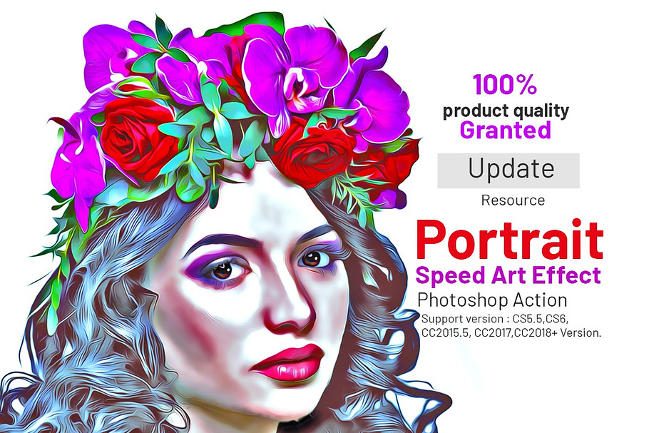 Portrait Speed Art Effect