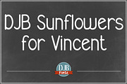 DJB Sunflowers for Vincent Font