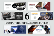 Computer Shop - Facebook Covers