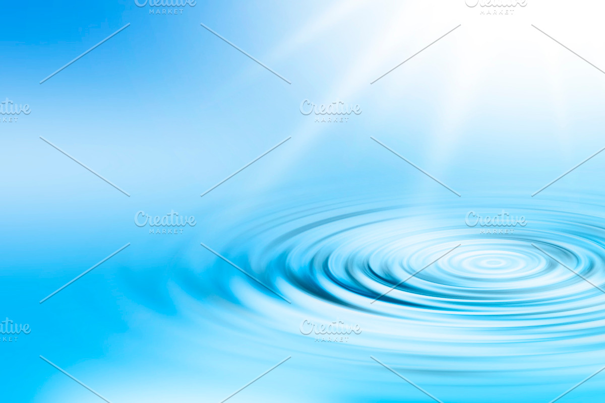 Blue water ripple background in Illustrations - product preview 8
