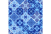 Italian ceramic tile pattern. Ethnic