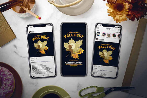 Fall Festival Flyer Set in Flyer Templates - product preview 1