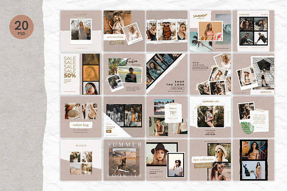 Film Frame Instagram Bundle in Instagram Templates - product preview 2