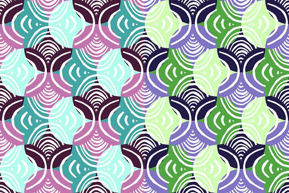 Swirling Scales Doodle Pattern in Patterns - product preview 2