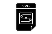 SVG file glyph icon