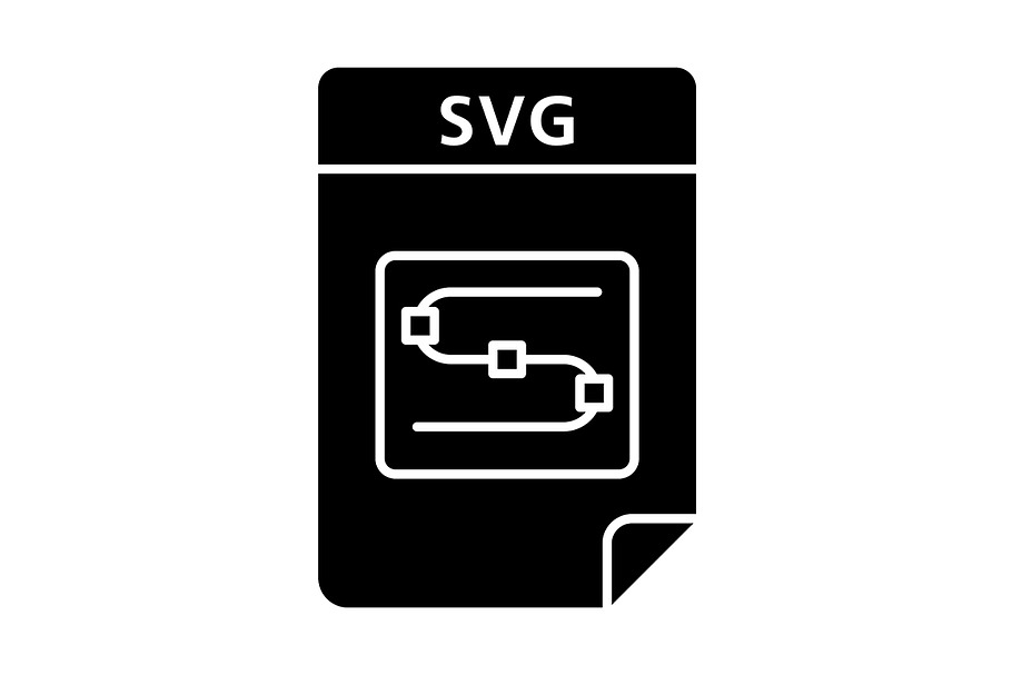 SVG file glyph icon in Icons - product preview 8