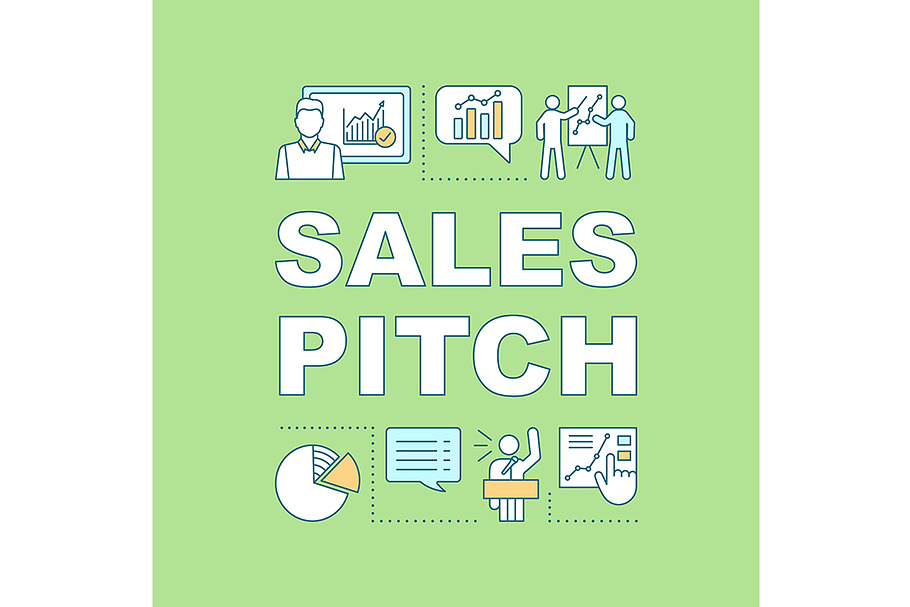 Sales pitch concept icon in Web Elements - product preview 8