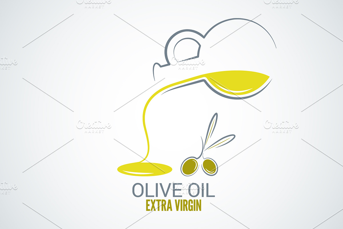 Olive oil design vector background in Logo Templates - product preview 8