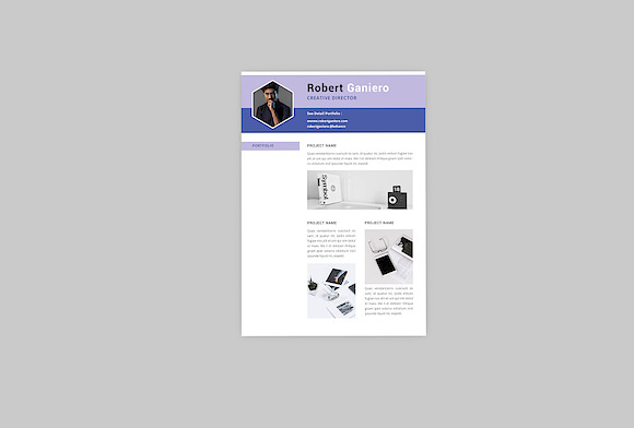 CV Combo Resume Designer in Resume Templates - product preview 3