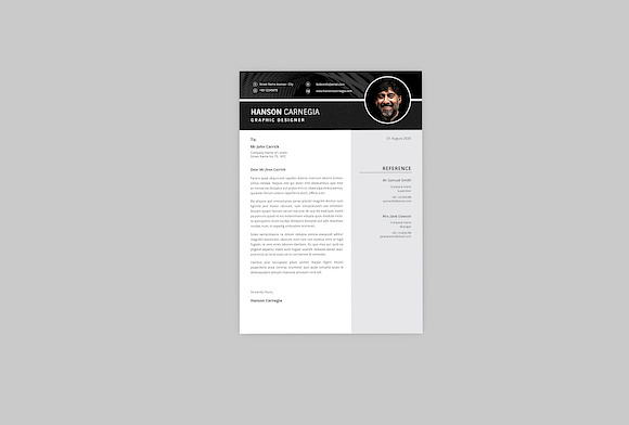 CV Biography Resume Designer in Resume Templates - product preview 1