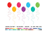 Party Balloons Set