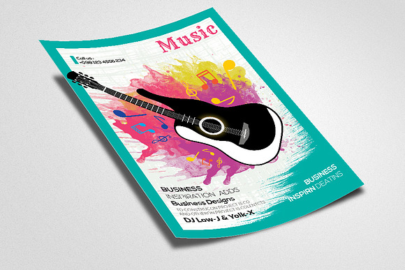 Music Event Fyer / Poster in Flyer Templates - product preview 1