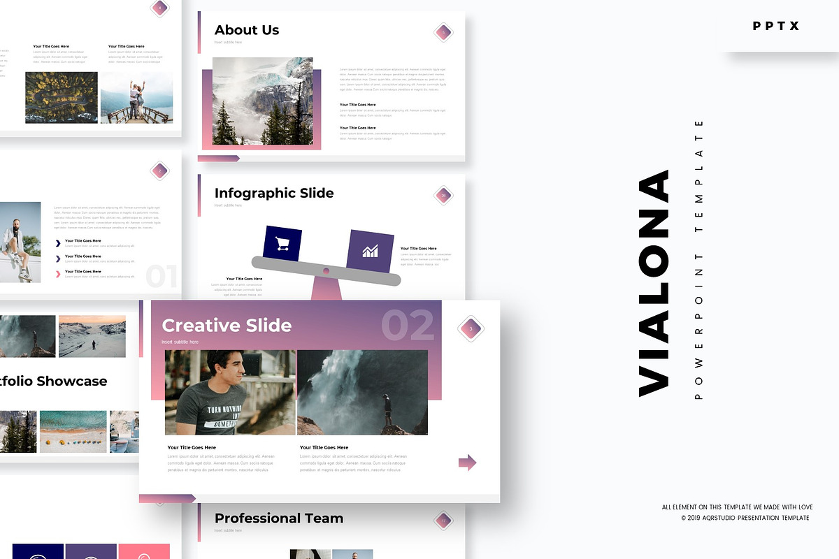 Vialona - Powerpoint Template in PowerPoint Templates - product preview 8