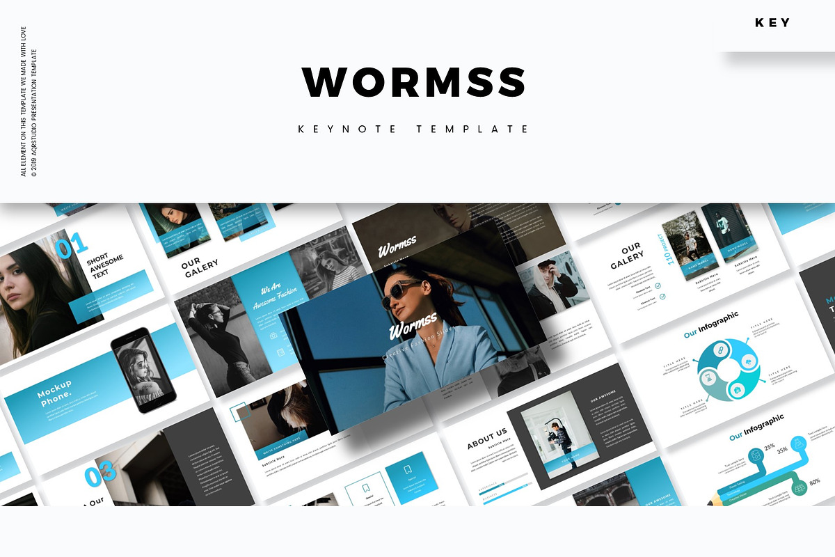 Wormss - Keynote Template in Keynote Templates - product preview 8