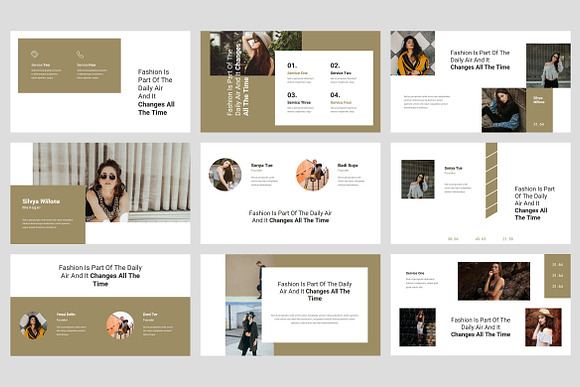 Loka - Fashion PowerPoint in PowerPoint Templates - product preview 2