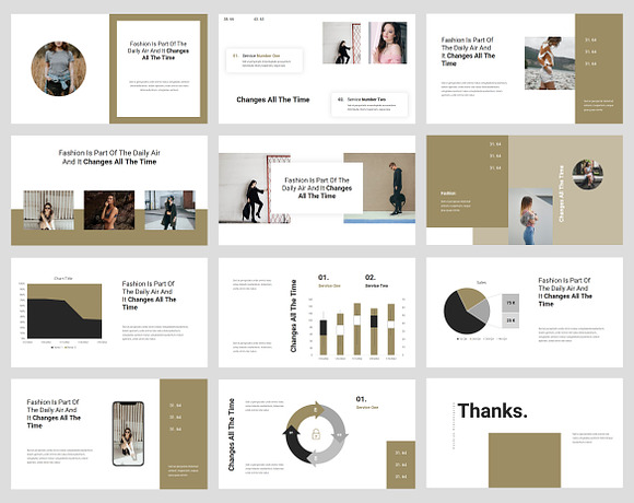 Loka - Fashion PowerPoint in PowerPoint Templates - product preview 3