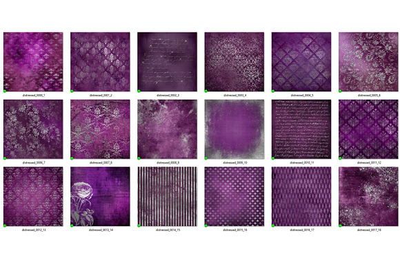 Distressed Purple & Silver in Textures - product preview 2
