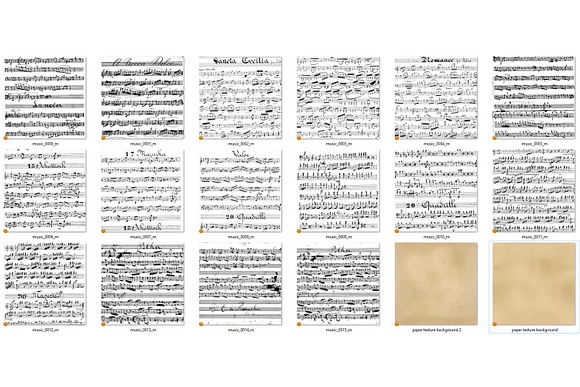 Handwritten Music Overlays in Textures - product preview 2