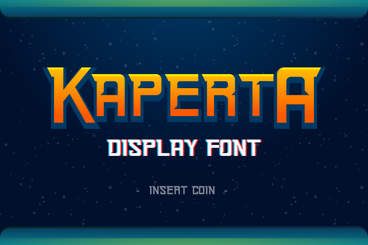 KAPERTA - Display Font in Display Fonts - product preview 8