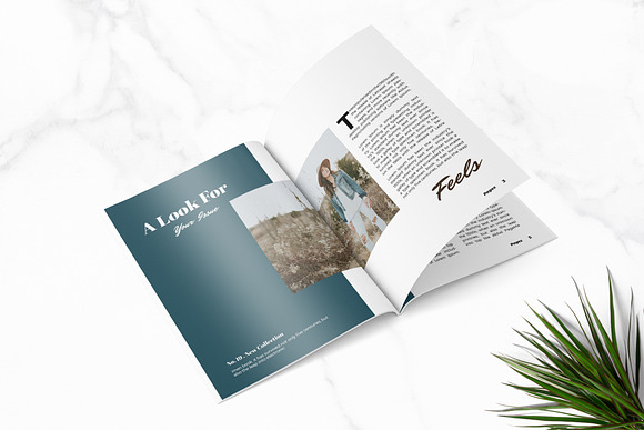Feels  - Fashion Magazine Template in Brochure Templates - product preview 2