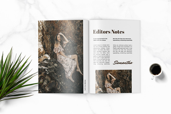 Feels  - Fashion Magazine Template in Brochure Templates - product preview 3