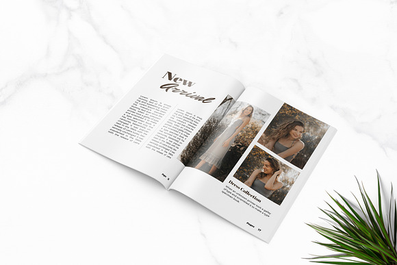 Feels  - Fashion Magazine Template in Brochure Templates - product preview 4