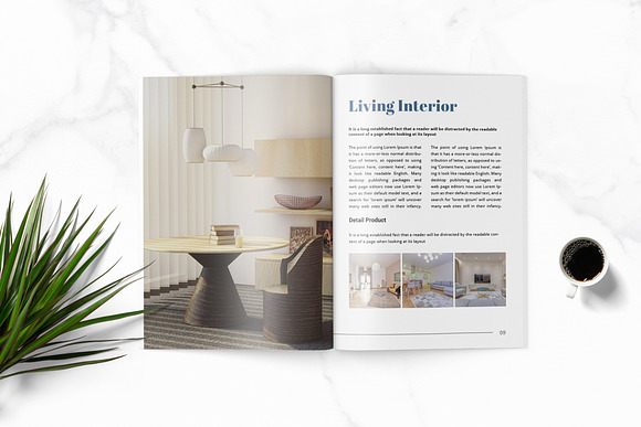 Lisa - Furniture Magazine Template in Brochure Templates - product preview 3