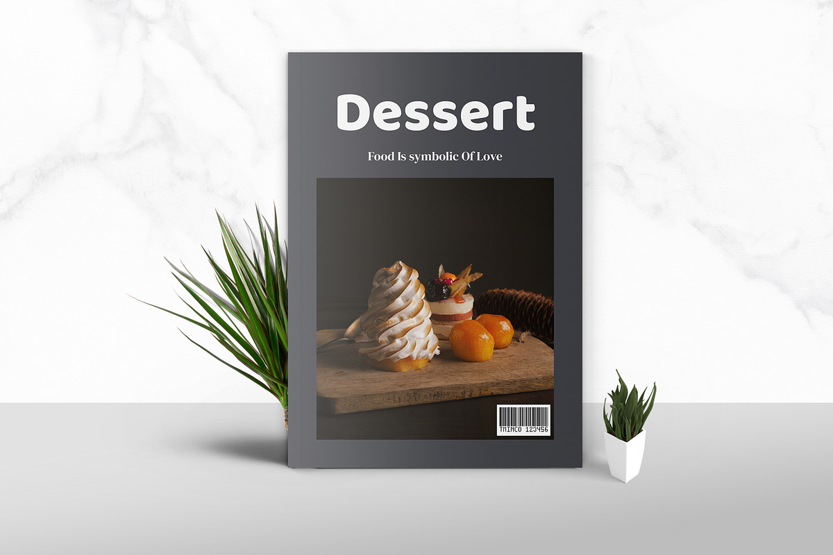 Food Magazine Template in Brochure Templates - product preview 8
