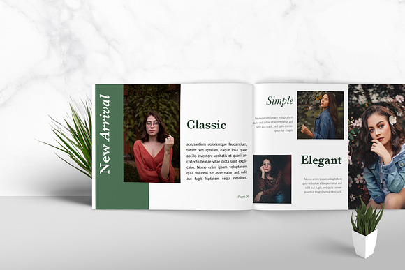 Fashion Lookbook Template in Brochure Templates - product preview 2