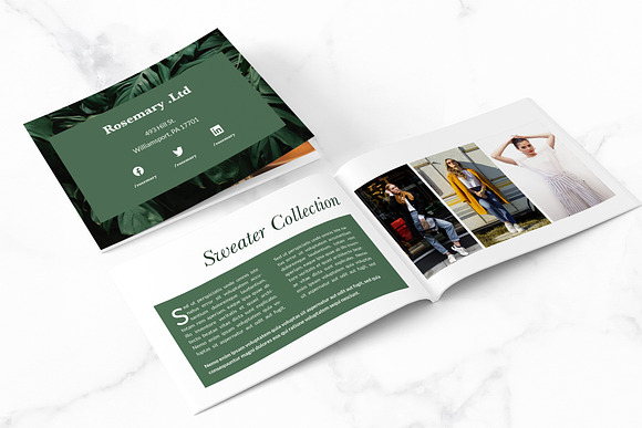 Fashion Lookbook Template in Brochure Templates - product preview 4